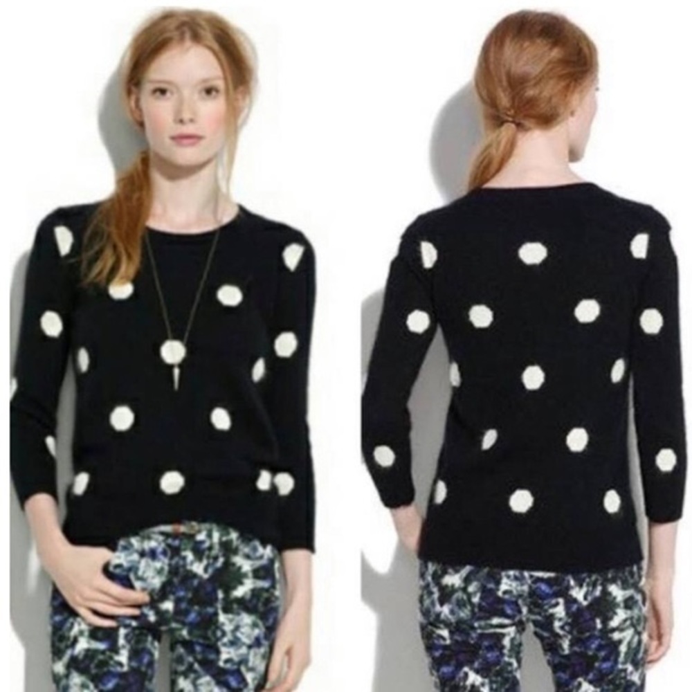Madewell x Wallace Polka Dot Sweater